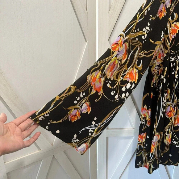 Free People Bella Print Tunic in Onyx Combo - Picture 6 of 6